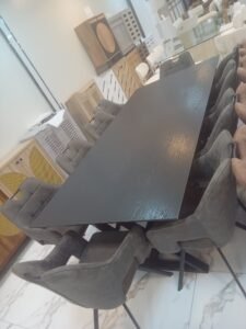 طاولة طعام مودرن رخام فخمة - فريدة للأثاث